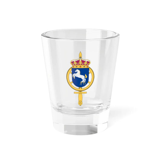 Försvarsmaktens underhållscentrum (Sweden) (Coat of Arms) Shot Glass 1.5oz 1.5oz - Go Mug Yourself