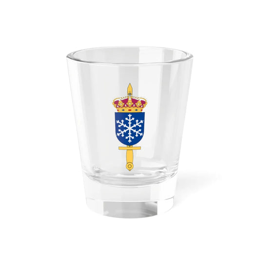 Försvarsmaktens Vinterenhet vapen (Sweden) (Coat of Arms) Shot Glass 1.5oz 1.5oz - Go Mug Yourself