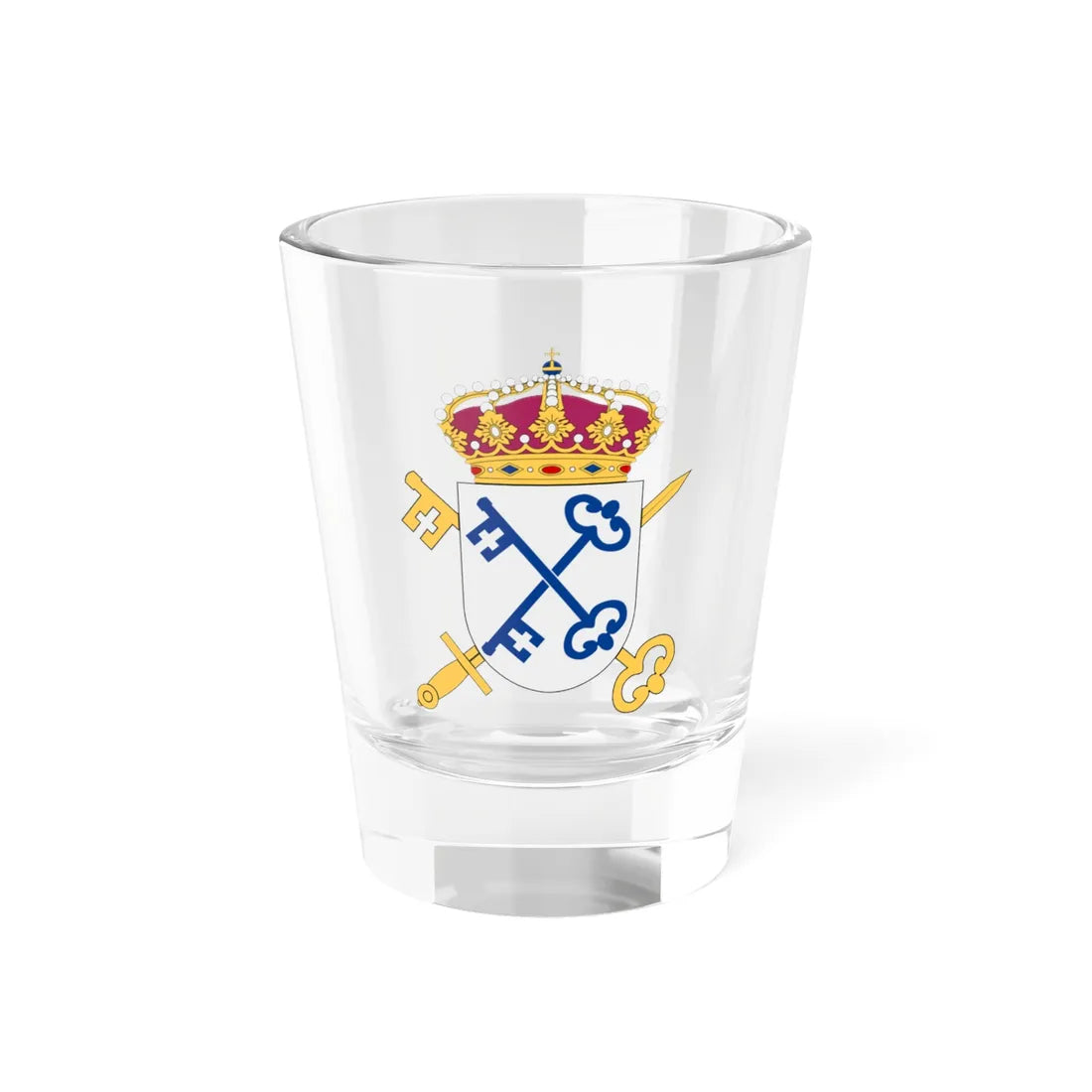 Förvaltningsrätten i Luleå vapen (Sweden) (Coat of Arms) Shot Glass 1.5oz 1.5oz - Go Mug Yourself