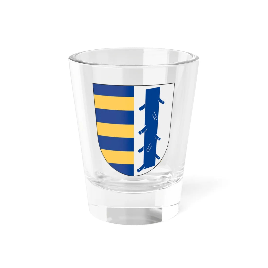 Frövi vapen (Sweden) (Coat of Arms) Shot Glass 1.5oz 1.5oz - Go Mug Yourself