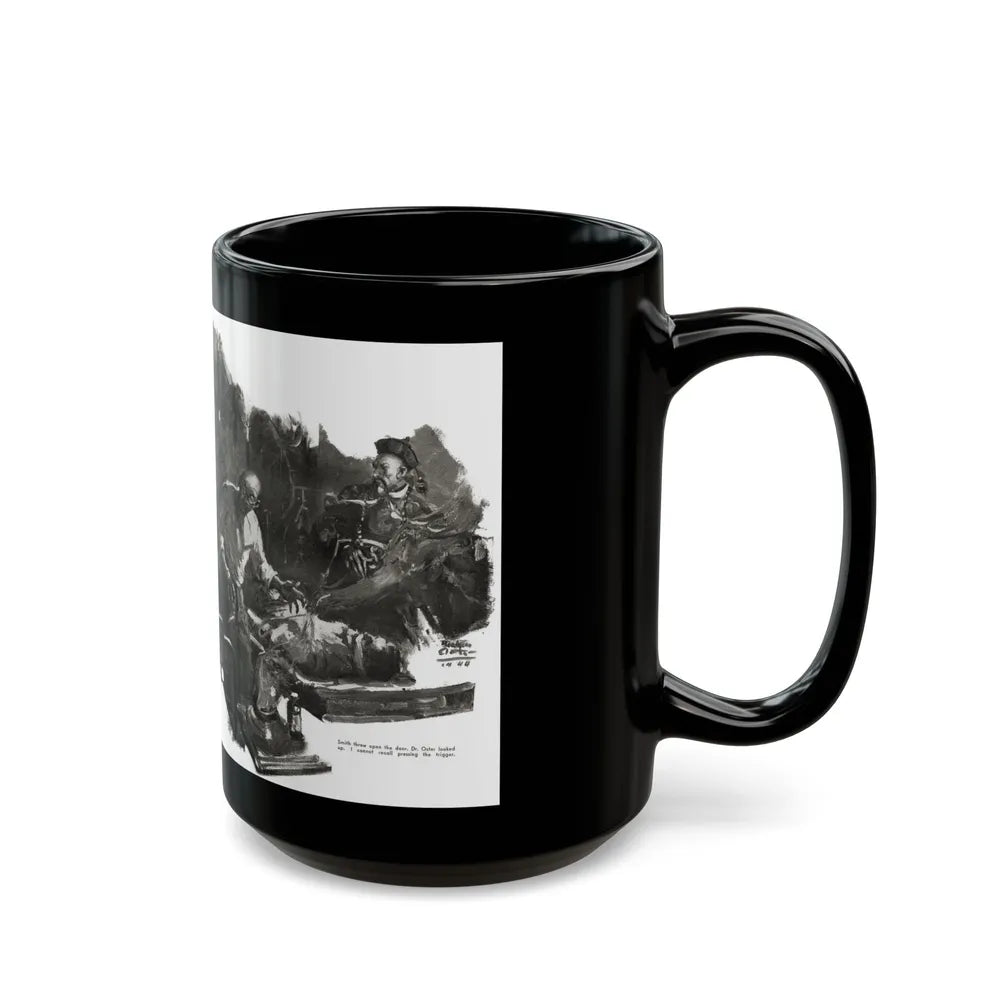 Fu Manchu and the Panama Canal (1), Liberty magazine, November 16, 1940 - Black Coffee Mug - Go Mug Yourself