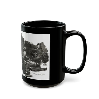 Fu Manchu and the Panama Canal (1), Liberty magazine, November 16, 1940 - Black Coffee Mug - Go Mug Yourself