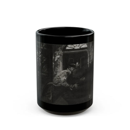 Fu Manchu and the Panama Canal (2), Liberty magazine, November 16, 1940 - Black Coffee Mug 15oz - Go Mug Yourself