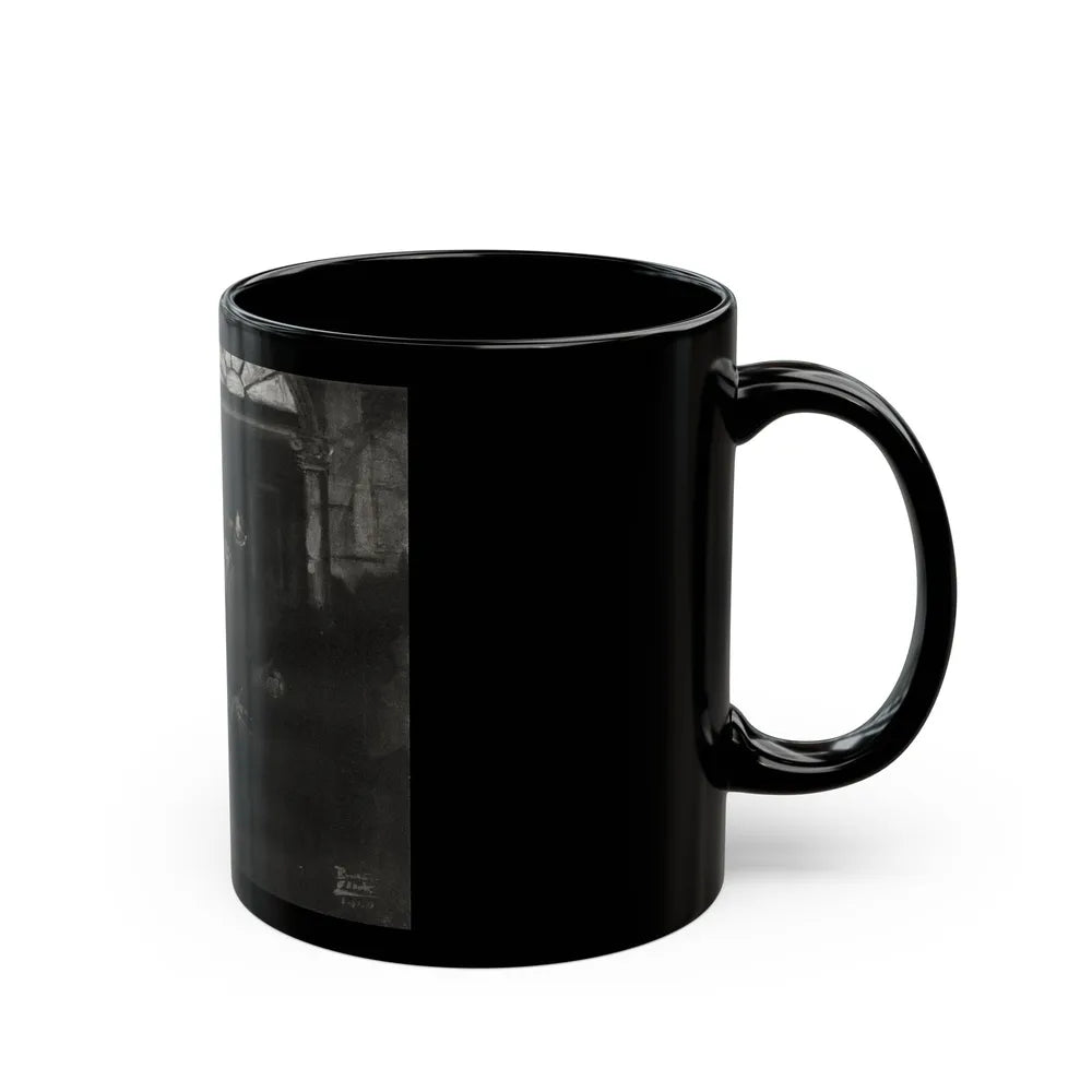 Fu Manchu and the Panama Canal (2), Liberty magazine, November 16, 1940 - Black Coffee Mug - Go Mug Yourself