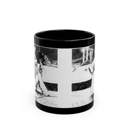 Fu Manchu's Bride, Part 8 Illustration, Collier's, June 24, 1933 - Black Coffee Mug 11oz - Go Mug Yourself