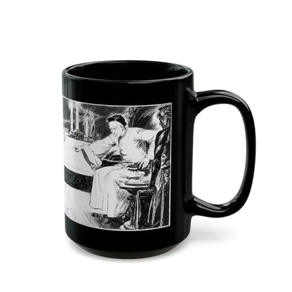 Fu Manchu's Bride, Part 8 Illustration, Collier's, June 24, 1933 - Black Coffee Mug - Go Mug Yourself