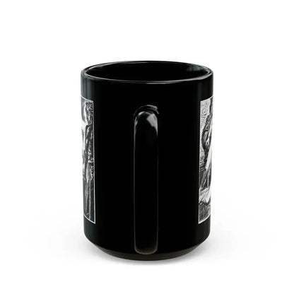 Fu Manchu's Bride, Part 8 Illustration, Collier's, June 24, 1933 - Black Coffee Mug - Go Mug Yourself