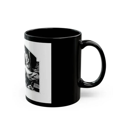 Fu Manchu's Daughter, Part 1 Illustration, Collier's, March 8, 1932 - Black Coffee Mug - Go Mug Yourself