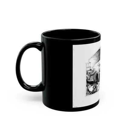 Fu Manchu's Daughter, Part 1 Illustration, Collier's, March 8, 1932 - Black Coffee Mug - Go Mug Yourself
