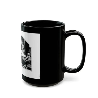 Fu Manchu's Daughter, Part 1 Illustration, Collier's, March 8, 1932 - Black Coffee Mug - Go Mug Yourself