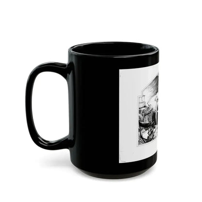 Fu Manchu's Daughter, Part 1 Illustration, Collier's, March 8, 1932 - Black Coffee Mug - Go Mug Yourself