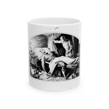 Fu Manchu's Daughter, Part 1 Illustration, Collier's, March 8, 1932 - White Coffee Mug 11oz - Go Mug Yourself