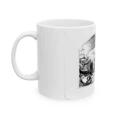 Fu Manchu's Daughter, Part 1 Illustration, Collier's, March 8, 1932 - White Coffee Mug - Go Mug Yourself