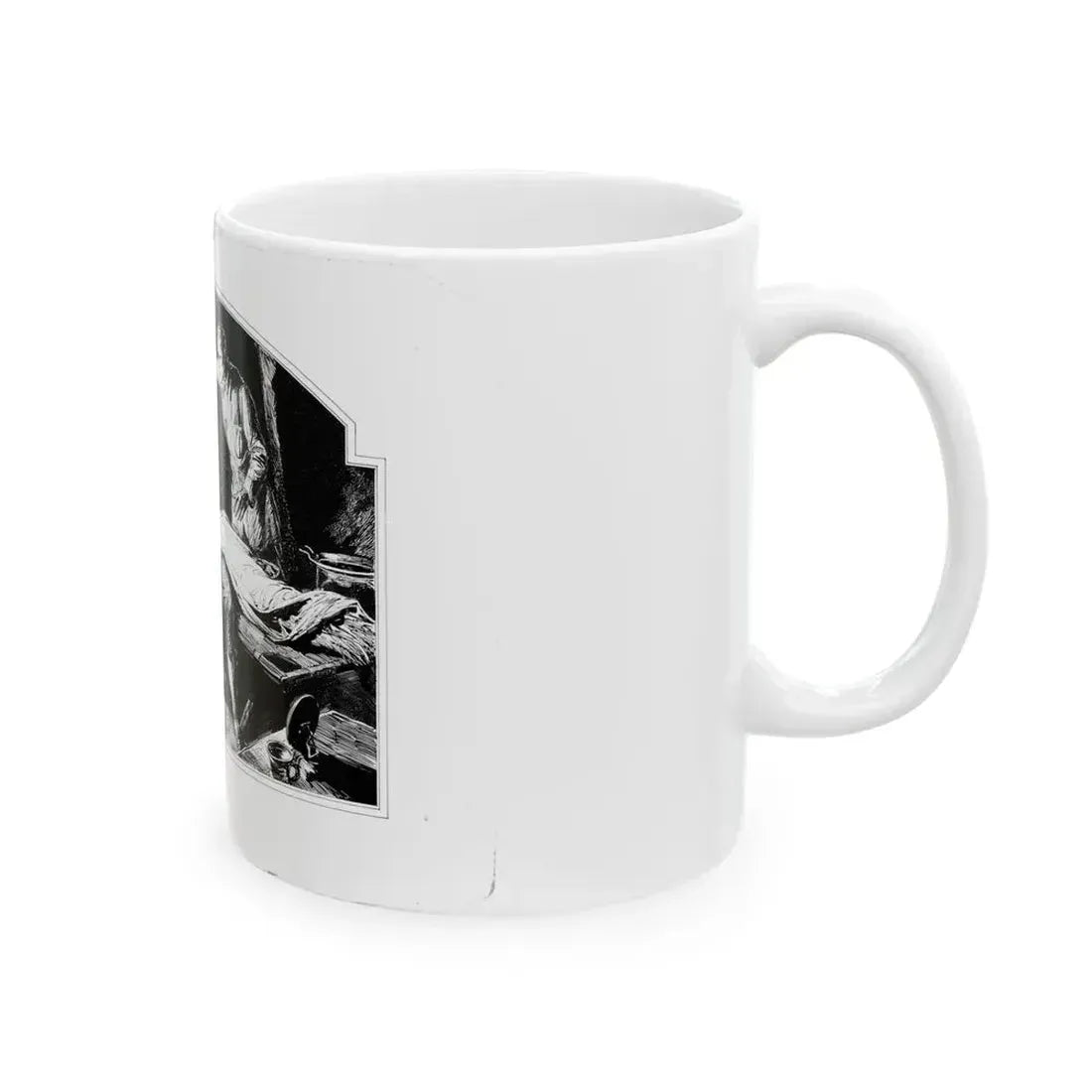 Fu Manchu's Daughter, Part 1 Illustration, Collier's, March 8, 1932 - White Coffee Mug - Go Mug Yourself
