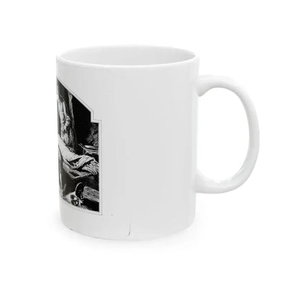 Fu Manchu's Daughter, Part 1 Illustration, Collier's, March 8, 1932 - White Coffee Mug - Go Mug Yourself