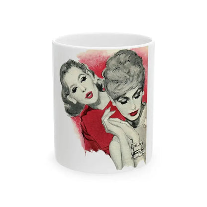 Fuel For The Flame, Woman's Own magazine, February 1960 - White Coffee Mug 11oz - Go Mug Yourself