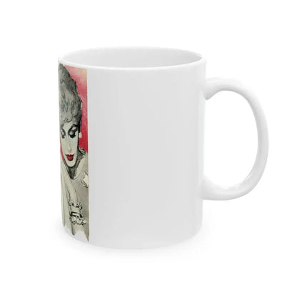Fuel For The Flame, Woman's Own magazine, February 1960 - White Coffee Mug - Go Mug Yourself