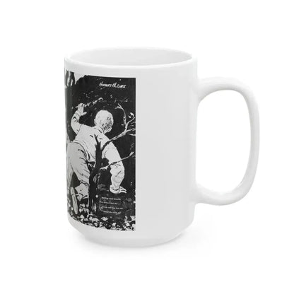Fugitive Nun, True Woman's Adventures, May 1956 - White Coffee Mug - Go Mug Yourself