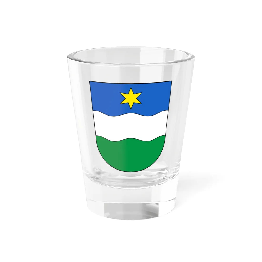 Fulenbach-blazon (Switzerland) (Coat of Arms) Shot Glass 1.5oz 1.5oz - Go Mug Yourself