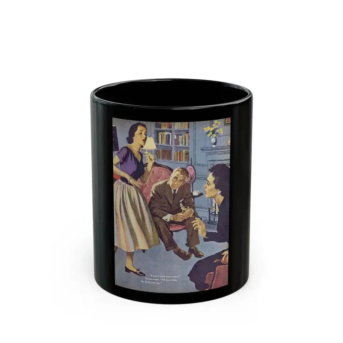 Full Circle, Redbook, July 1953 - Black Coffee Mug 11oz - Go Mug Yourself