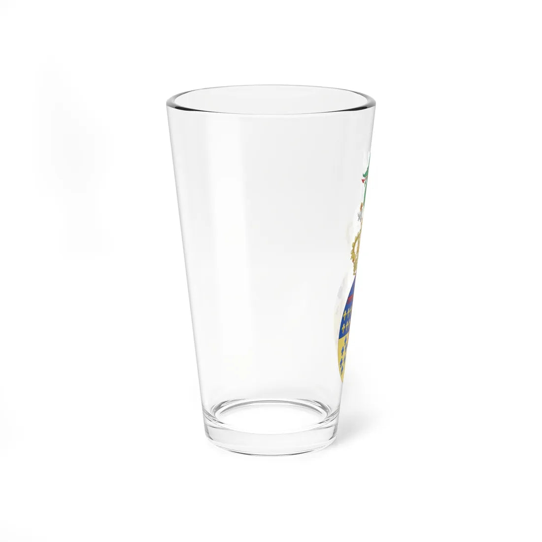 Full coat of arms of Prince Louis of the Two Sicilies Count of Trani (Italy) (Coat of Arms) Pint Glass 16oz - Go Mug Yourself