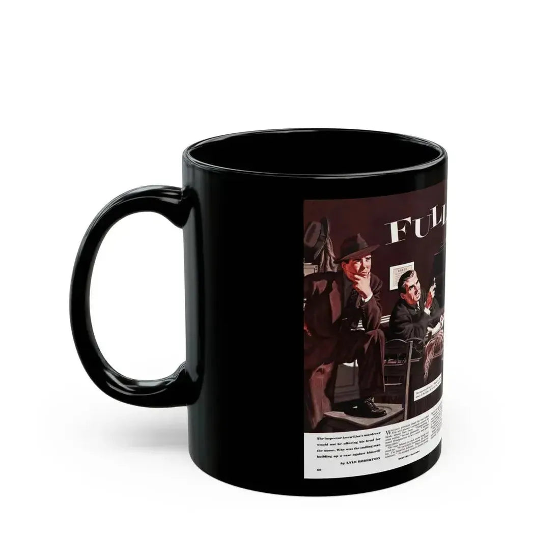 Full Confession, Esquire, September 1954 - Black Coffee Mug - Go Mug Yourself