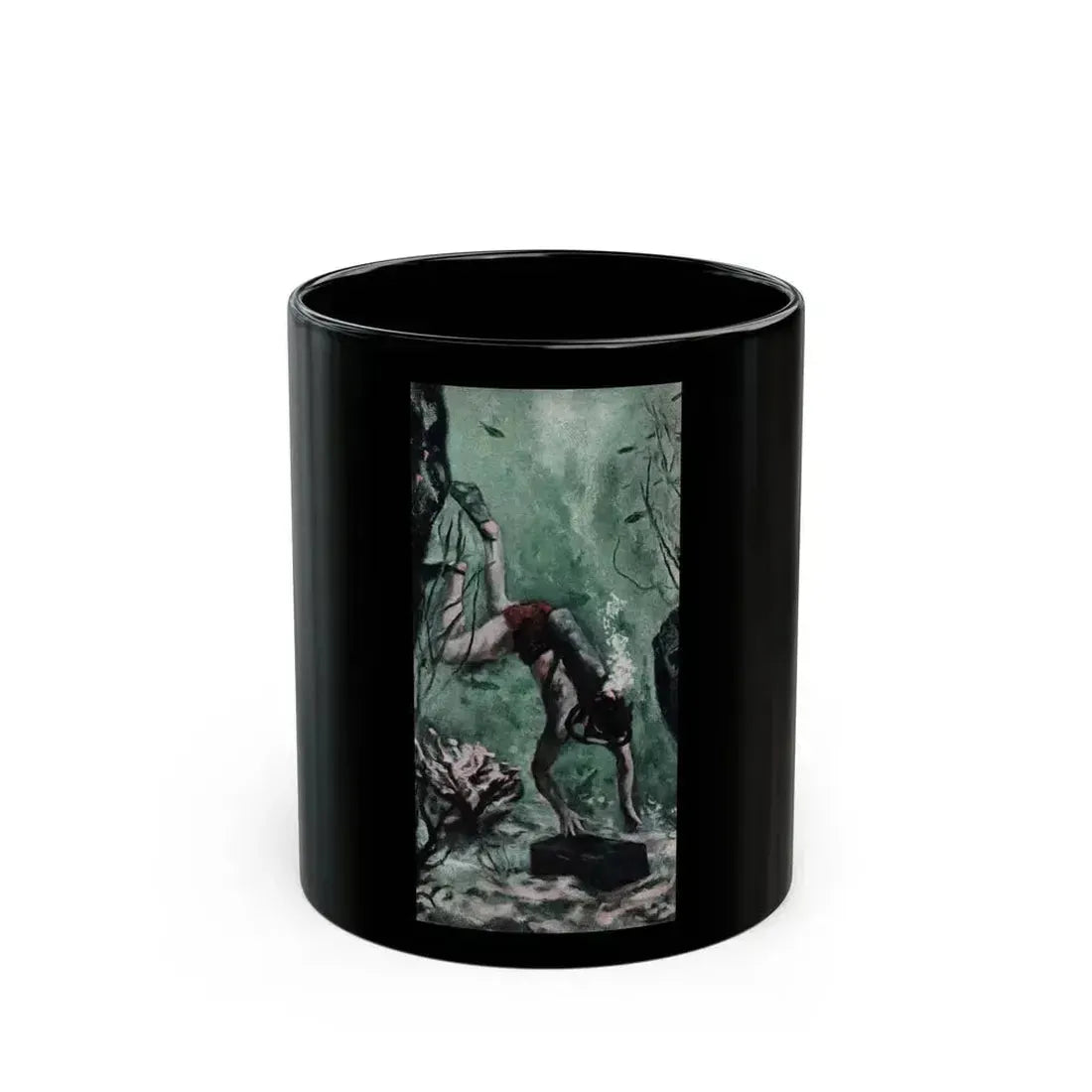Full Fathom Five (2), Cosmopolitan, January 1956 - Black Coffee Mug 11oz - Go Mug Yourself