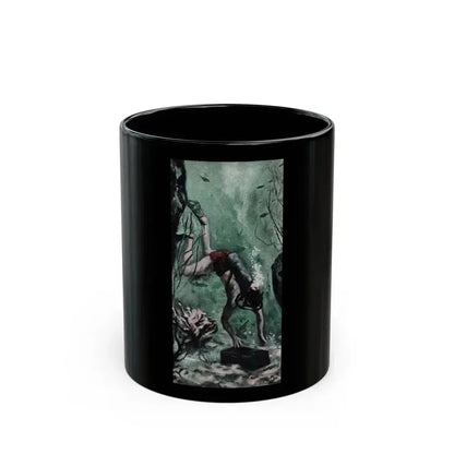 Full Fathom Five (2), Cosmopolitan, January 1956 - Black Coffee Mug 11oz - Go Mug Yourself