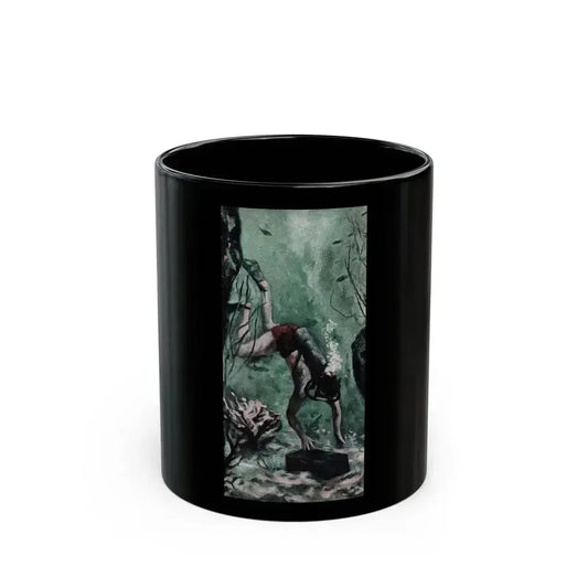 Full Fathom Five (2), Cosmopolitan, January 1956 - Black Coffee Mug 11oz - Go Mug Yourself
