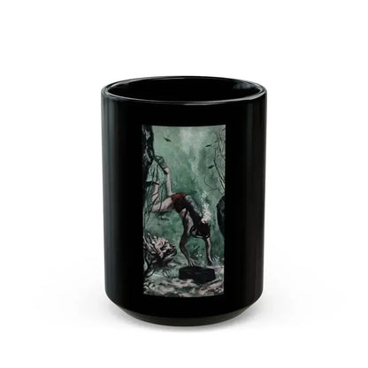 Full Fathom Five (2), Cosmopolitan, January 1956 - Black Coffee Mug 15oz - Go Mug Yourself