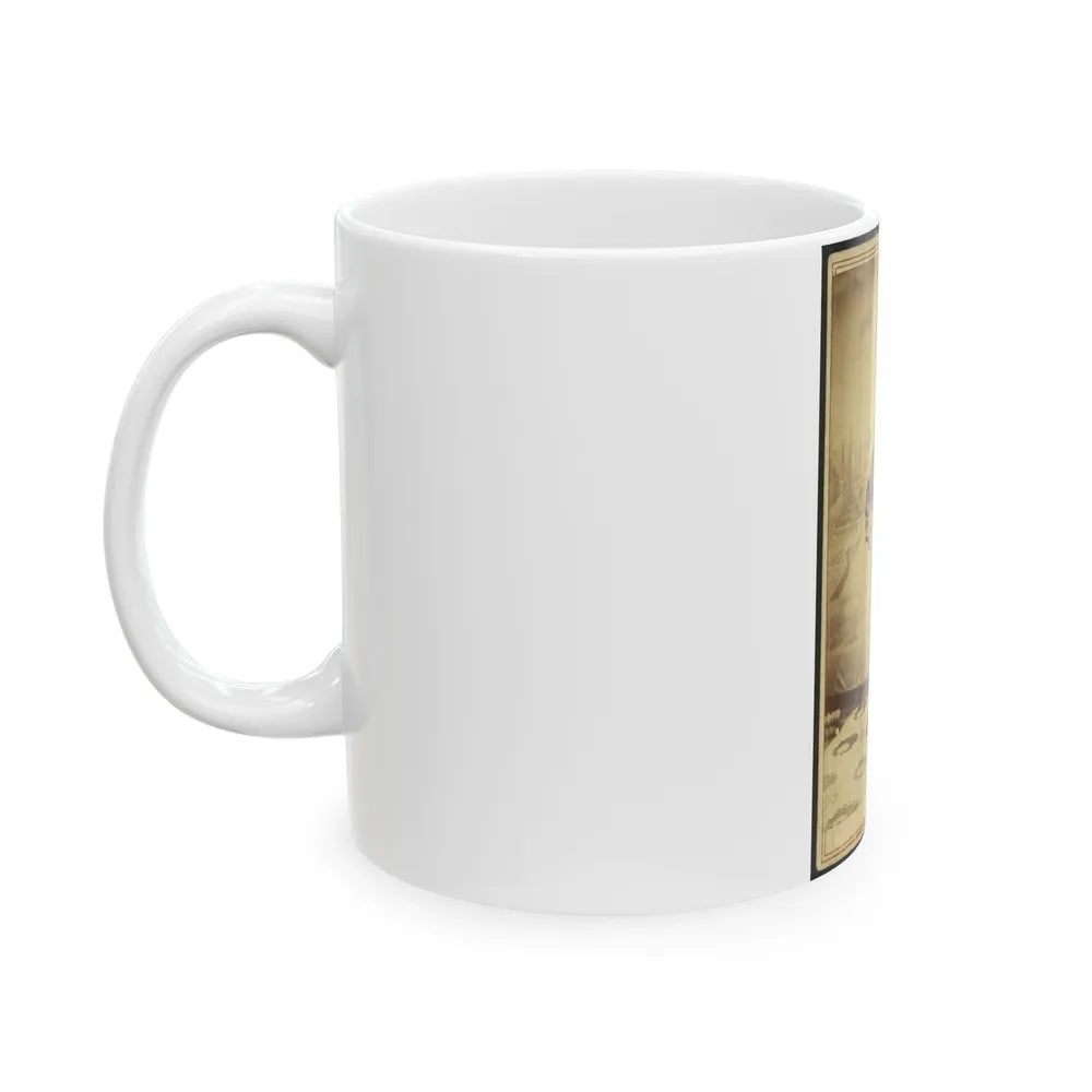 Full-Length Portrait Of An African American Sailor, Facing Front (U.S. Civil War) White Coffee Mug-Go Mug Yourself