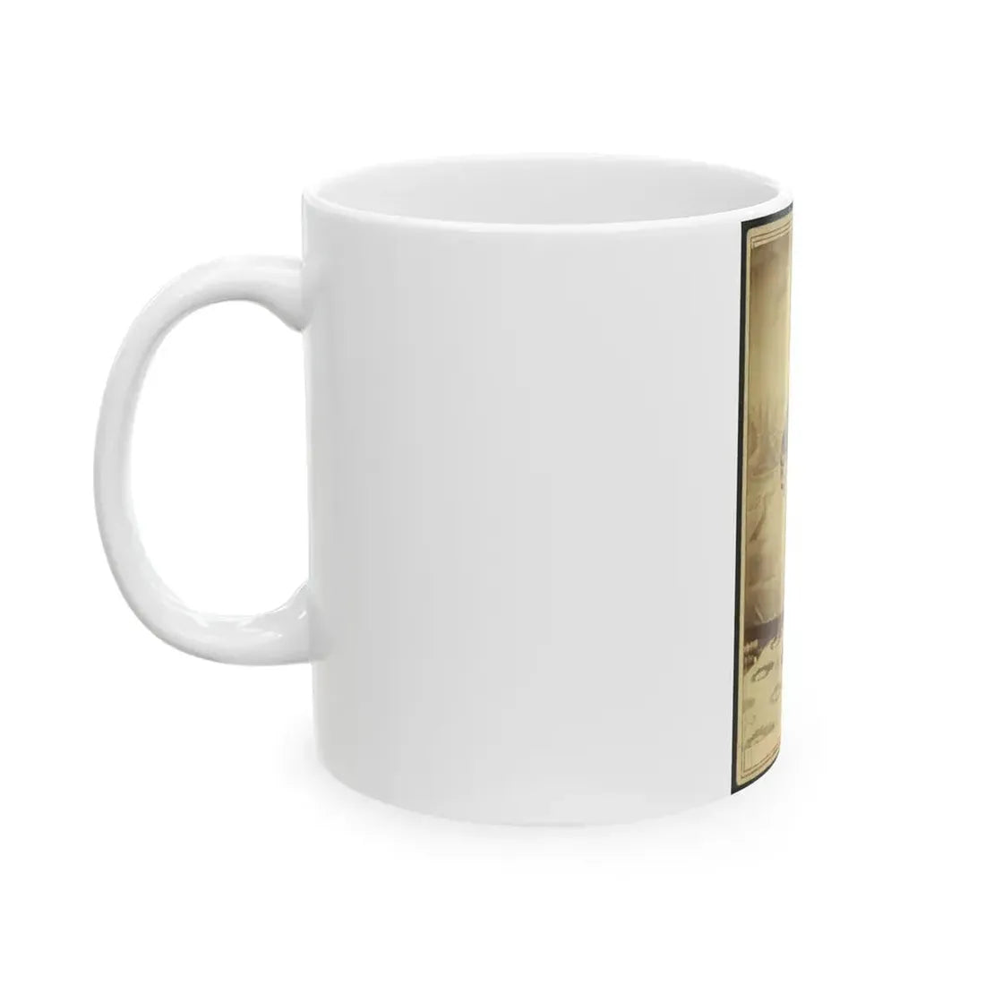 Full-Length Portrait Of An African American Sailor, Facing Front (U.S. Civil War) White Coffee Mug - Go Mug Yourself