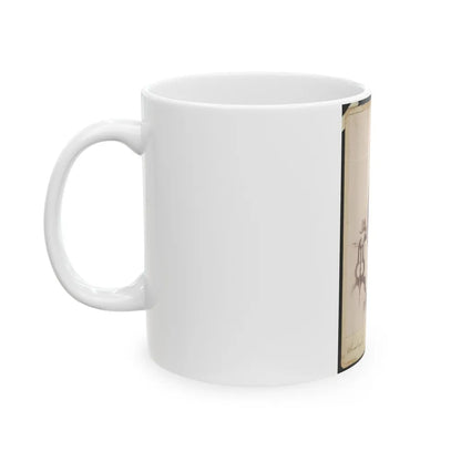 Full-Length Portrait Of An African American Veteran And Gar Member, Standing On Rug Between Table And Chair (U.S. Civil War) White Coffee Mug-Go Mug Yourself