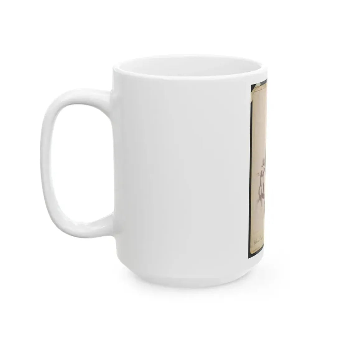 Full-Length Portrait Of An African American Veteran And Gar Member, Standing On Rug Between Table And Chair (U.S. Civil War) White Coffee Mug - Go Mug Yourself