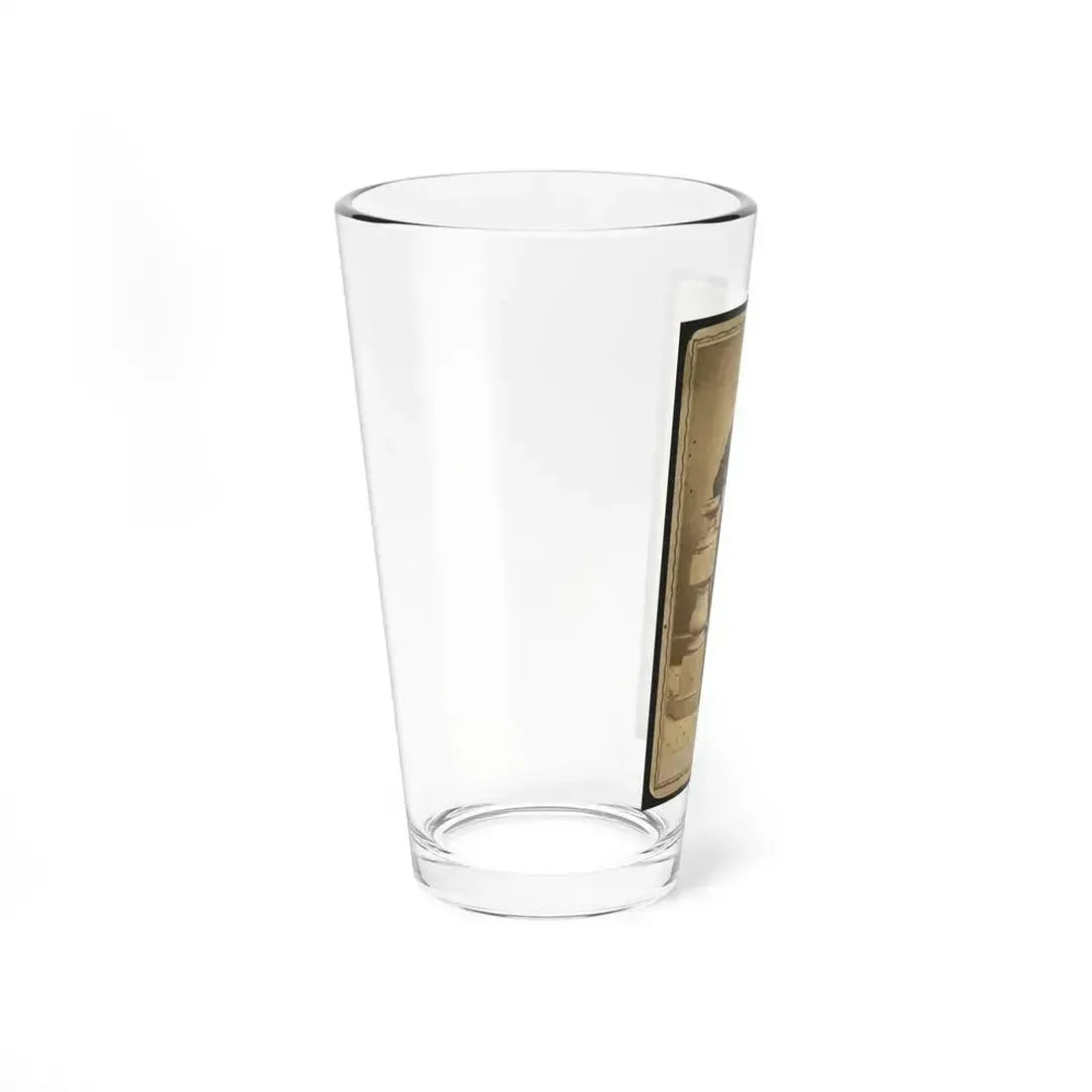Full-Length Portrait Of An Unidentified Civil War Soldier 001 (U.S. Civil War) Pint Glass 16oz - Go Mug Yourself