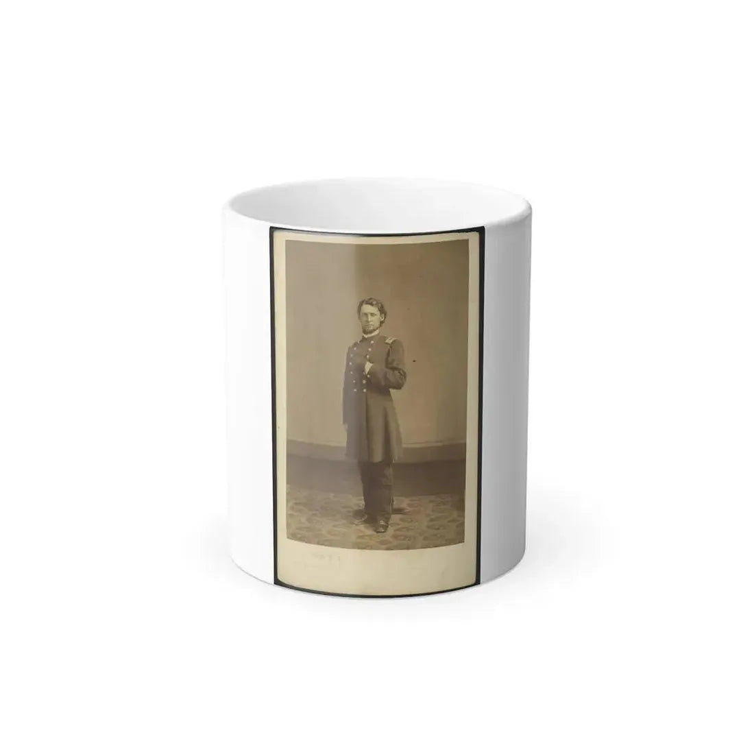 Full-Length Portrait of an Unidentified Civil War Soldier 002 (U.S. Civil War) Color Changing Coffee Mug 11oz Default Title 11oz - Go Mug Yourself