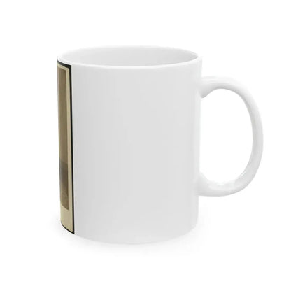 Full-Length Portrait Of An Unidentified Civil War Soldier 002 (U.S. Civil War) White Coffee Mug - Go Mug Yourself