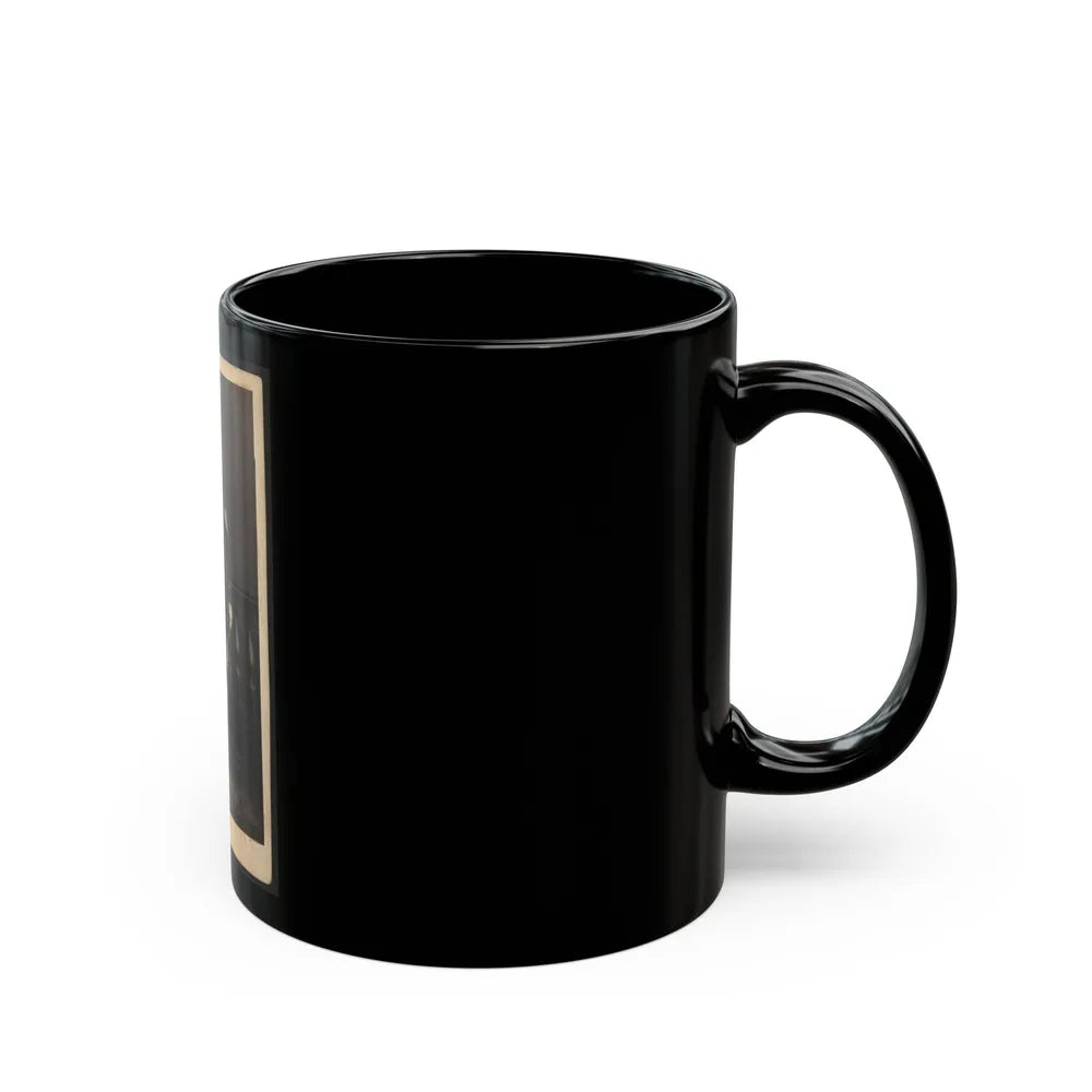 Full-Length Portrait Of An Unidentified Civil War Soldier (U.S. Civil War) Black Coffee Mug-Go Mug Yourself