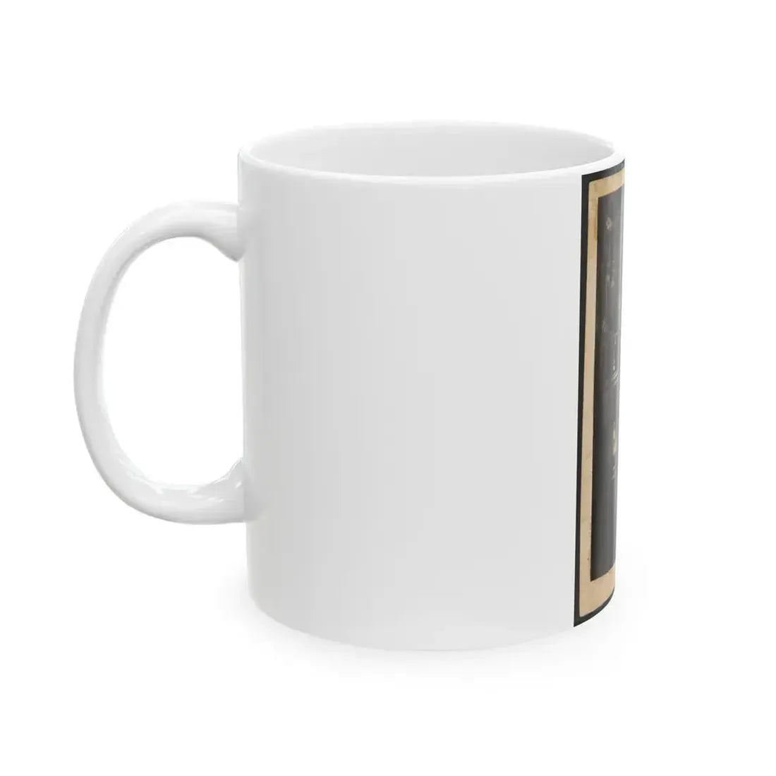 Full-Length Portrait Of An Unidentified Civil War Soldier (U.S. Civil War) White Coffee Mug - Go Mug Yourself