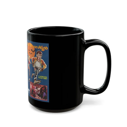 FULL MOON HIGH (VHS COVER) - Black Coffee Mug-Go Mug Yourself