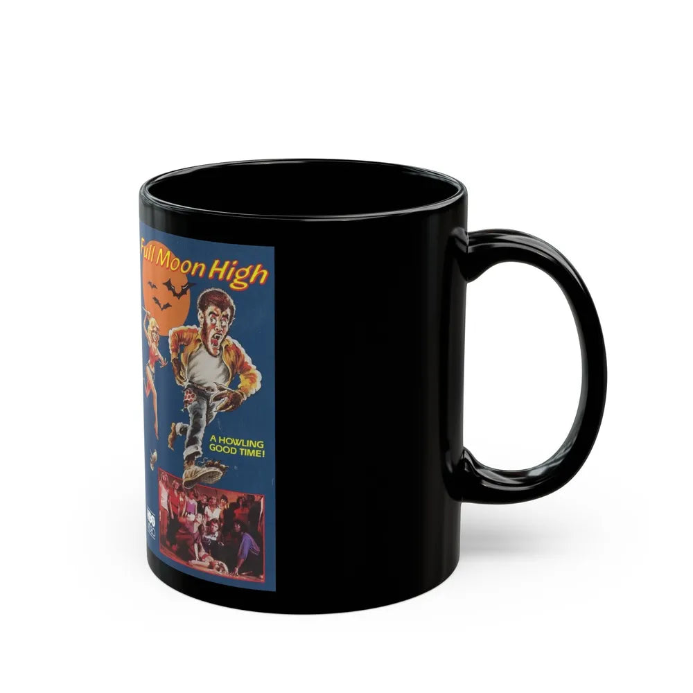 FULL MOON HIGH (VHS COVER) - Black Coffee Mug-Go Mug Yourself