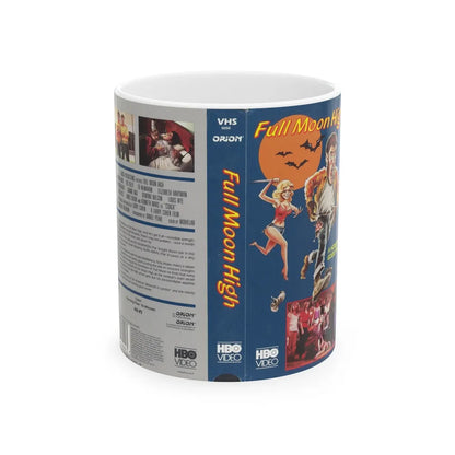 FULL MOON HIGH (VHS COVER) - White Coffee Mug-11oz-Go Mug Yourself