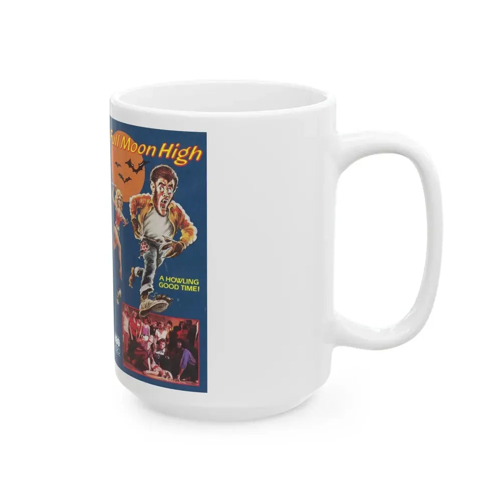 FULL MOON HIGH (VHS COVER) - White Coffee Mug - Go Mug Yourself