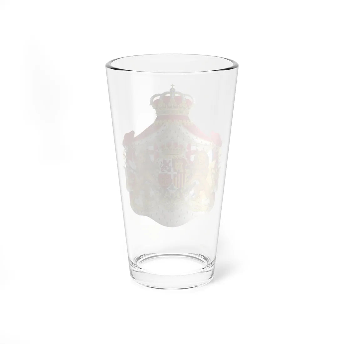 Full Ornamented Coat of Arms of Amadeo I of Spain (Spain) (Coat of Arms) Pint Glass 16oz - Go Mug Yourself