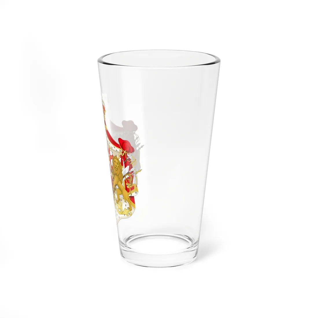 Full Ornamented Coat of Arms of Amadeo I of Spain (Spain) (Coat of Arms) Pint Glass 16oz - Go Mug Yourself