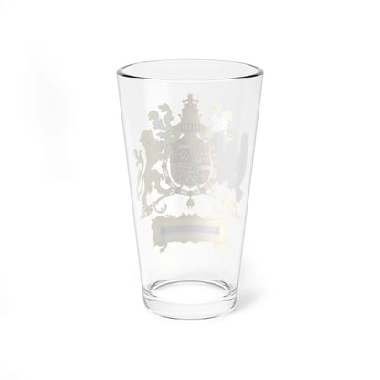 Full Ornamented Coat of Arms of Charles I of Spain 1516-1518 (Spain) (Coat of Arms) Pint Glass 16oz - Go Mug Yourself