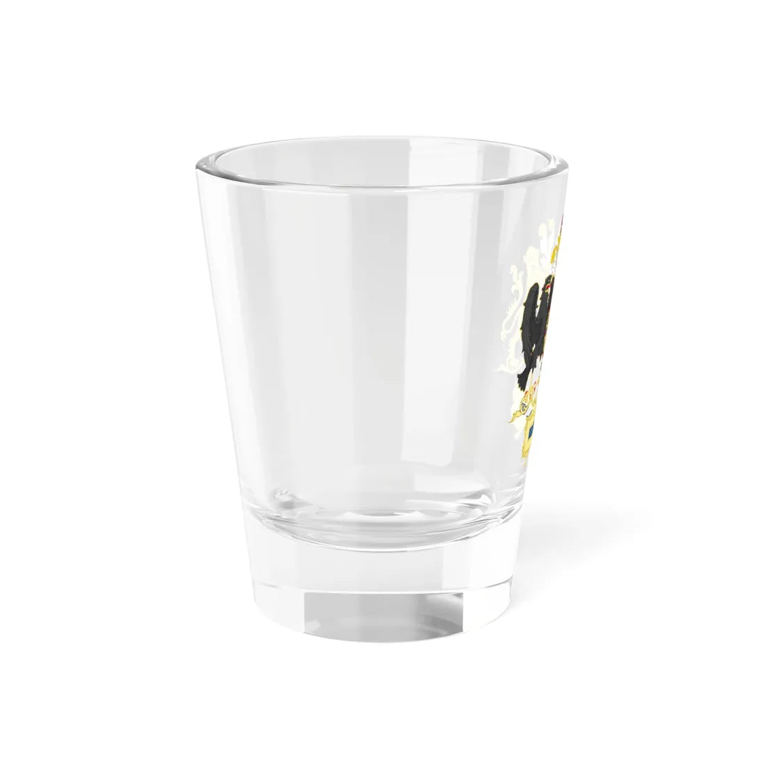 Full Ornamented Coat of Arms of Charles I of Spain 1516-1518 (Spain) (Coat of Arms) Shot Glass 1.5oz - Go Mug Yourself