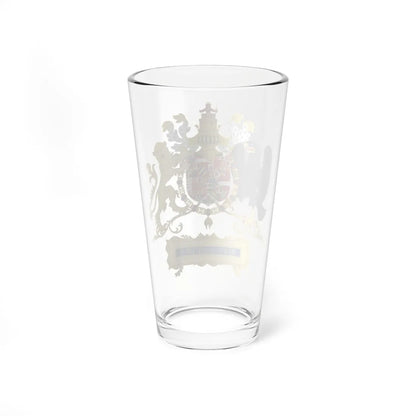 Full Ornamented Coat of Arms of Charles I of Spain 1520-1530 (Spain) (Coat of Arms) Pint Glass 16oz - Go Mug Yourself