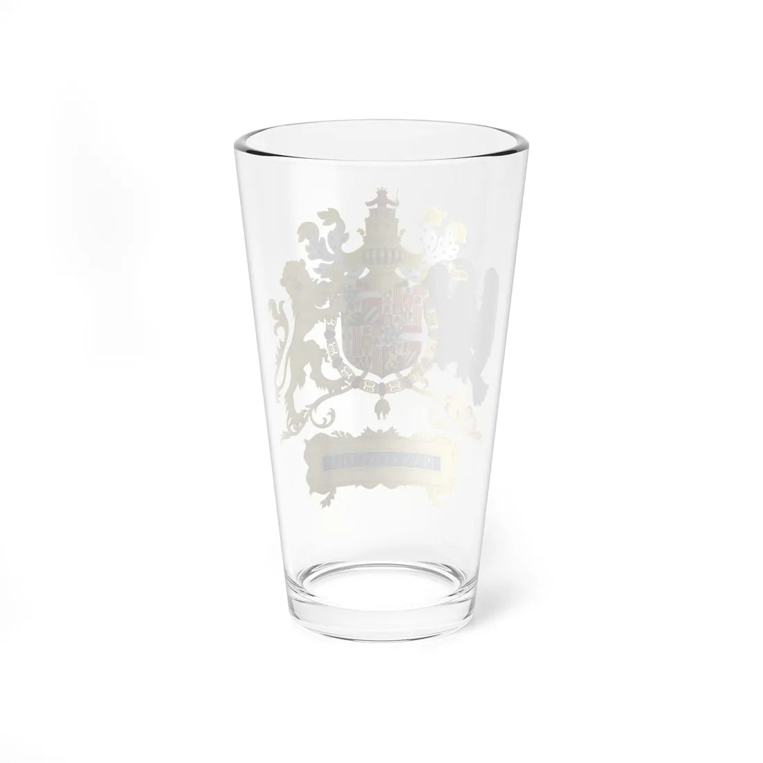 Full Ornamented Coat of Arms of Charles I of Spain-Flanders and Tyrol Escutcheon 1518-1520 (Spain) (Coat of Arms) Pint Glass 16oz - Go Mug Yourself
