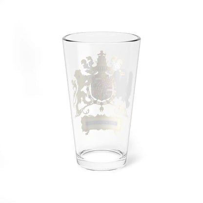 Full Ornamented Coat of Arms of Philip I of Castile (Spain) (Coat of Arms) Pint Glass 16oz - Go Mug Yourself